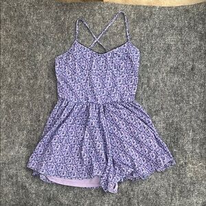 Urban Outfitters Lavender Floral Kids Romper